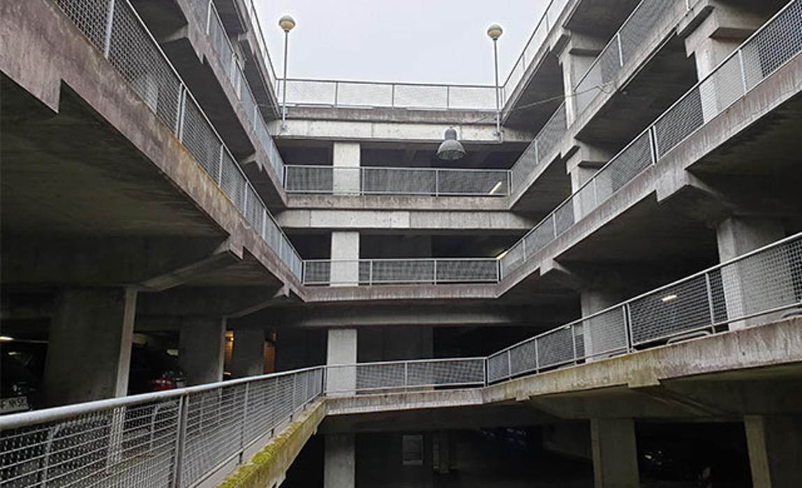 CONTIPARK Parkhaus Große Straße (Speicherlinie), Speicherlinie in Flensburg