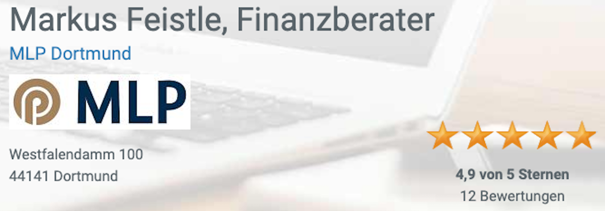 Markus Feistle strategischer Finanzberater, Westfalendamm in Dortmund