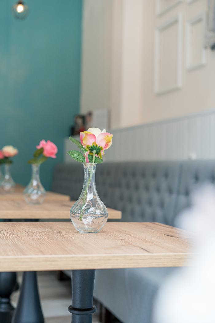 Café amorebelle, Bramfelder Dorfplatz in Hamburg