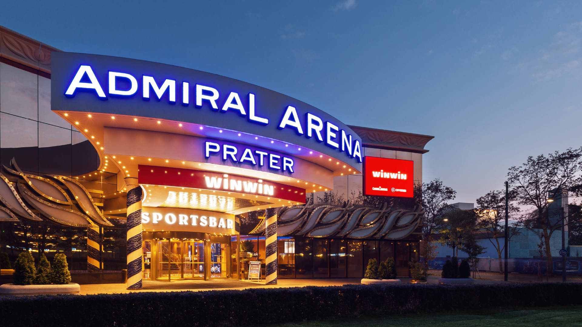 ADMIRAL Arena Prater, Perspektivstraße in Wien