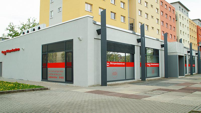 Haema Blutspendezentrum Gera, Breitscheidstraße in Gera