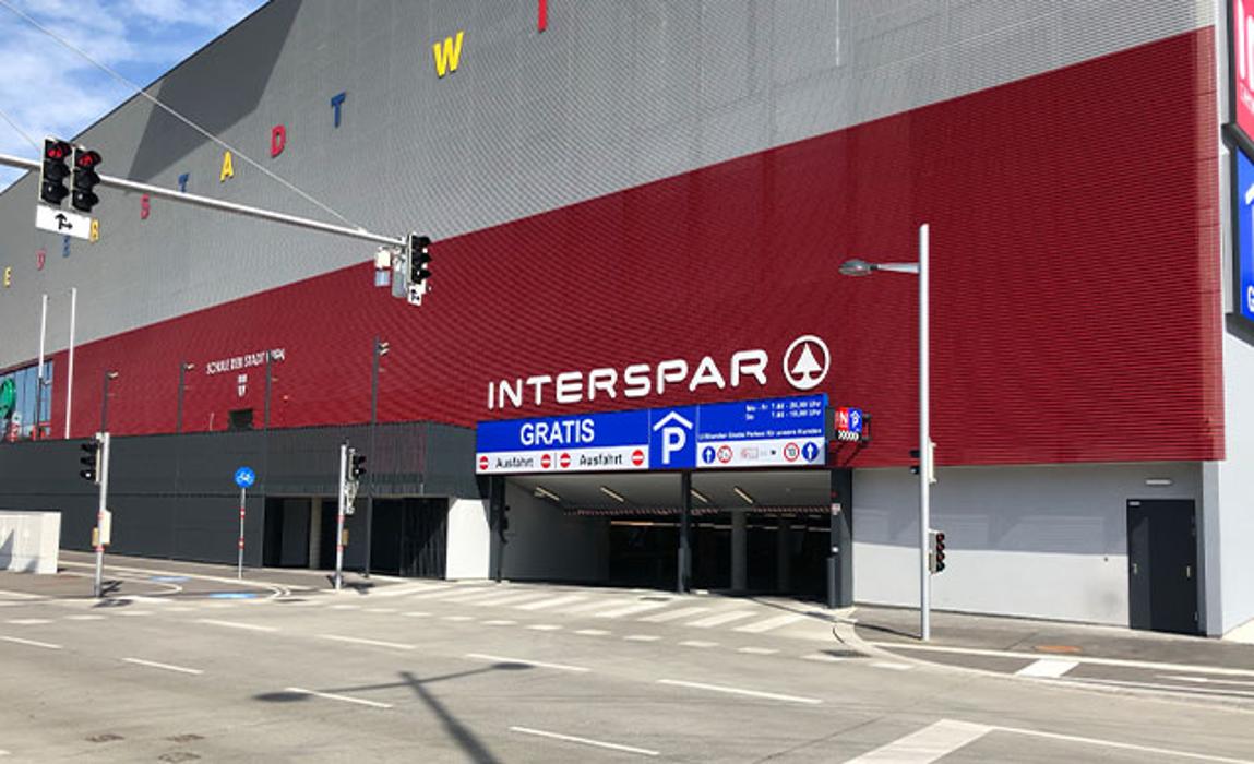 CONTIPARK Tiefgarage Interspar Breitenfurter Straße, Breitenfurter Straße in Wien