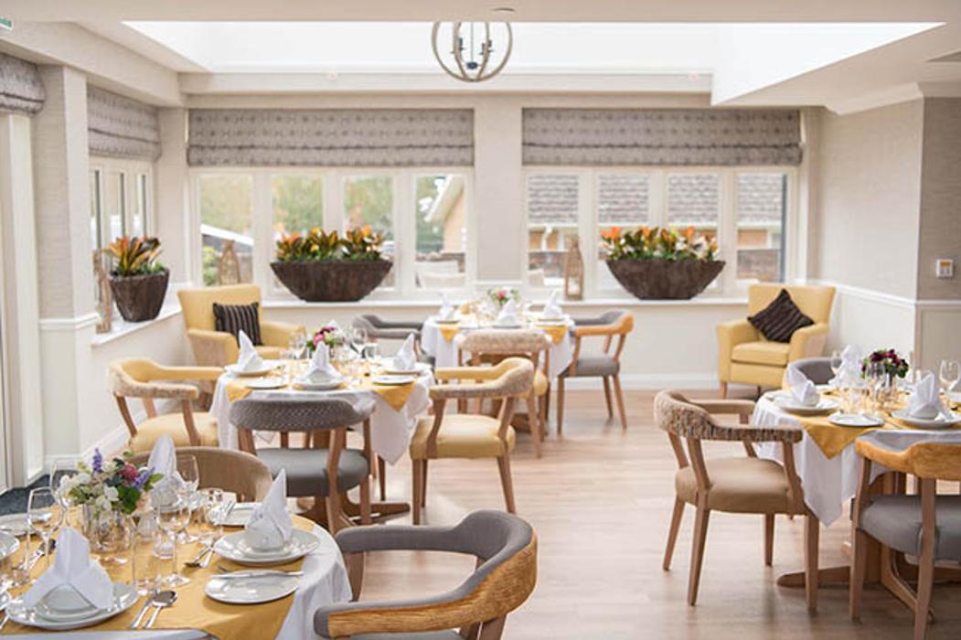 Brook House Care Home Dining Room