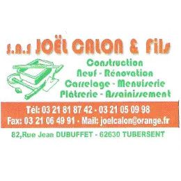 Calon Joël entreprise de travaux publics