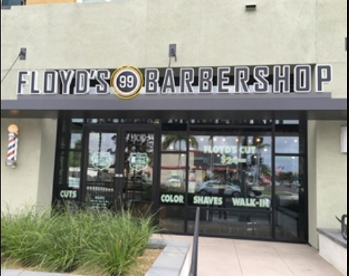 Floyd's 99 Barbershop Logo