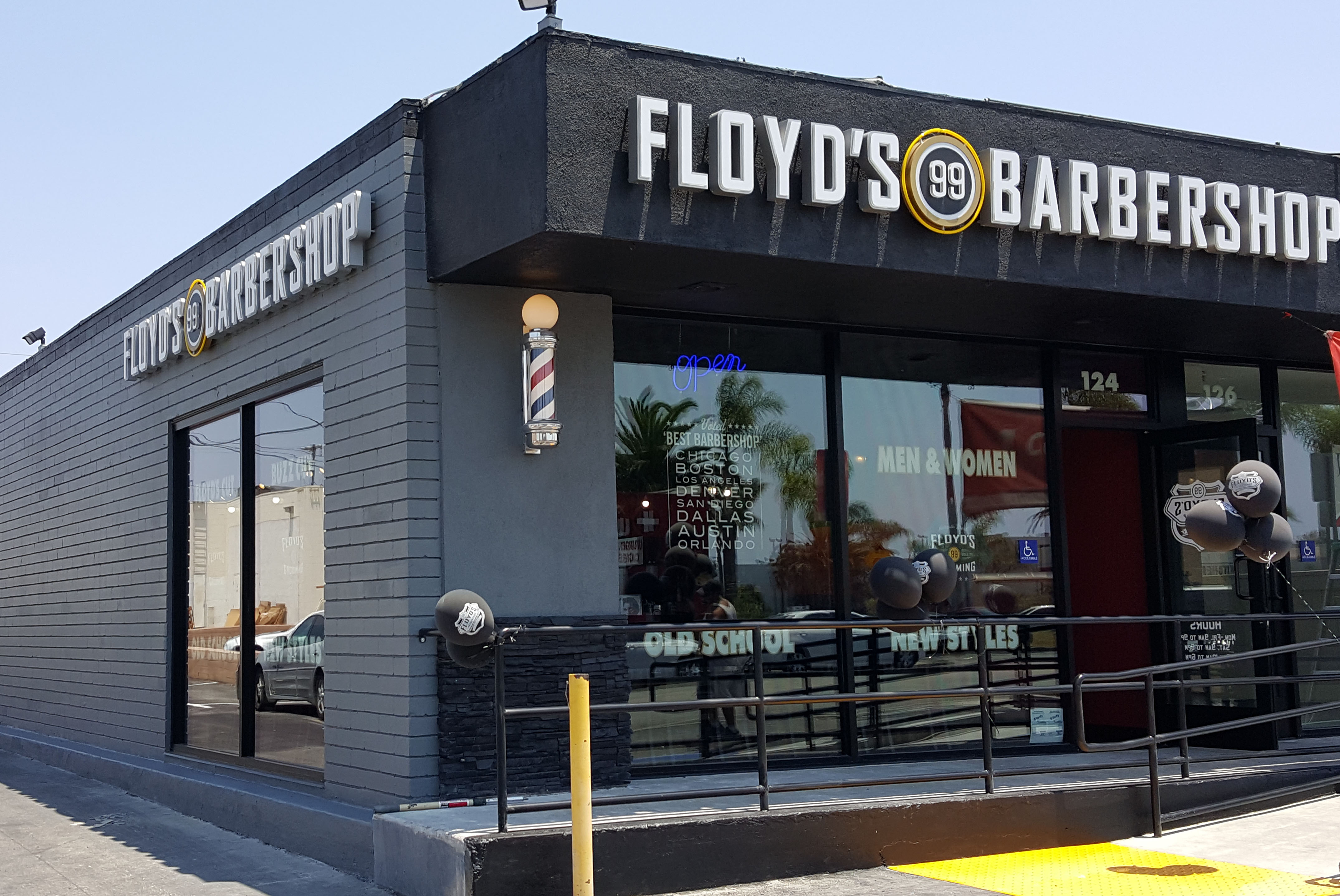 Floyd's 99 Barbershop Logo