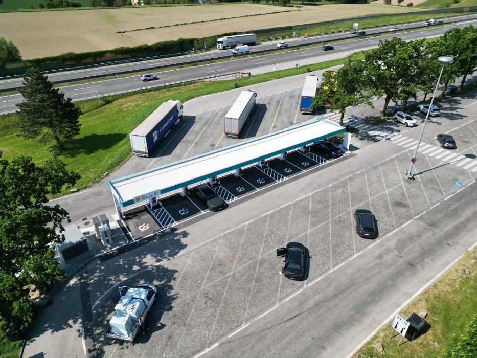 Shell, AUTOBAHNSTATION in STRENGBERG