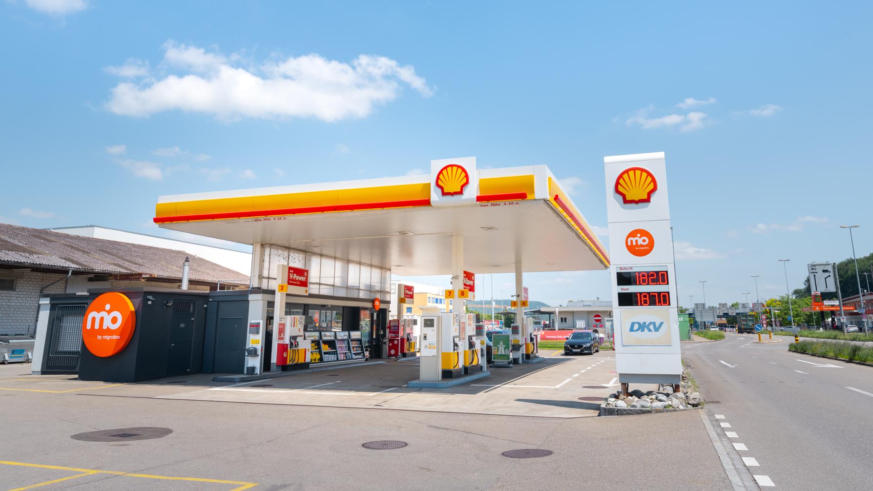 Shell, Zollstrasse in Thayngen