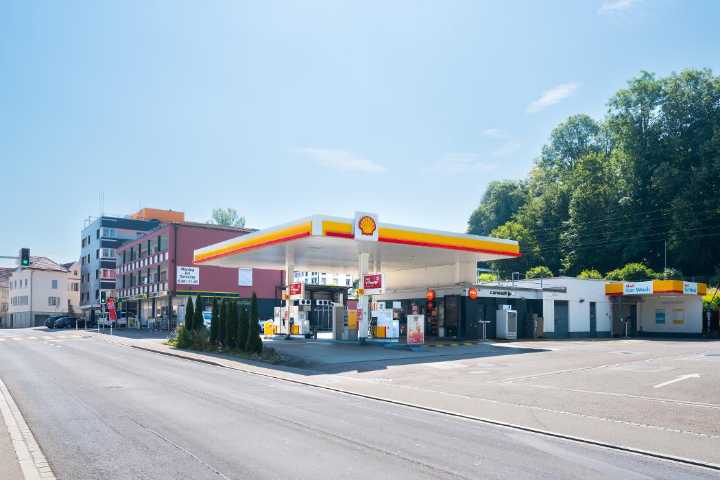 Shell, Hauptstrasse in Staad