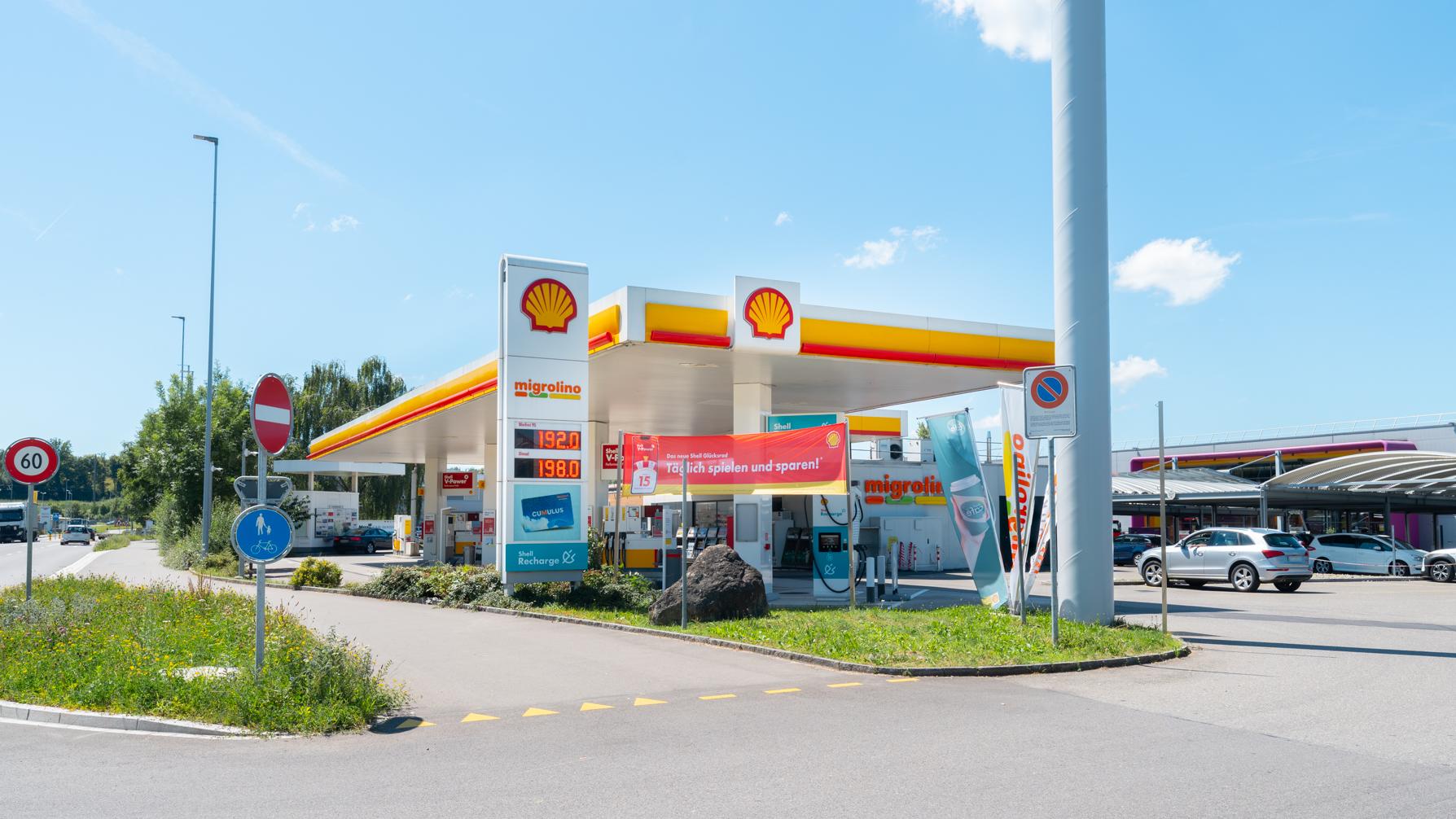 Shell, Riedmattstrasse in Rümlang