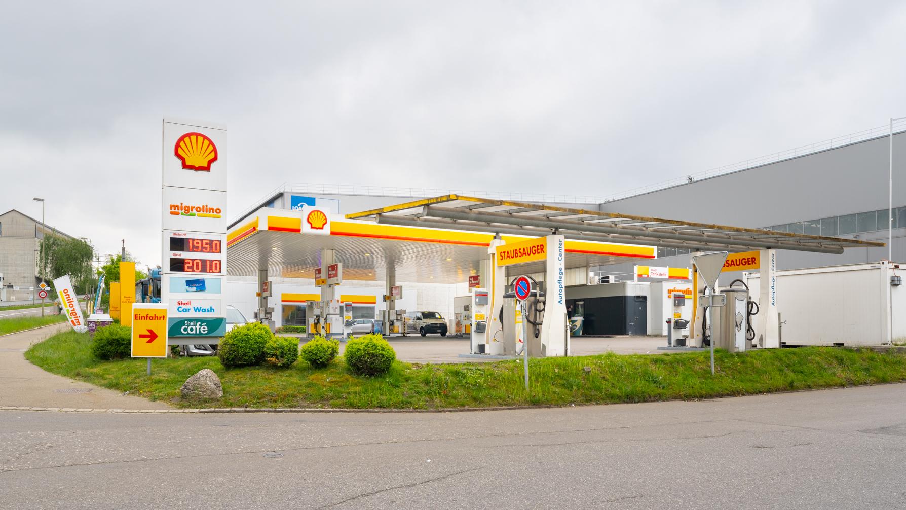 Shell, Industriestrasse in Birmensdorf