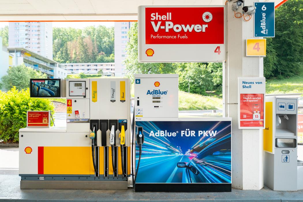 Shell, Bruggerstrasse in Baden