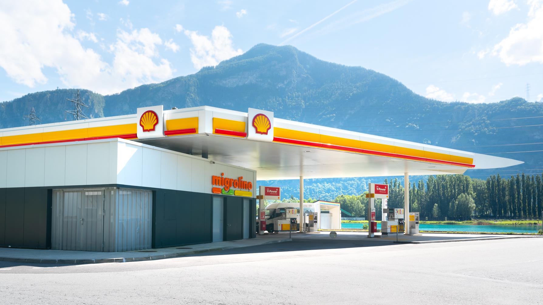 Shell, A9 in Martigny