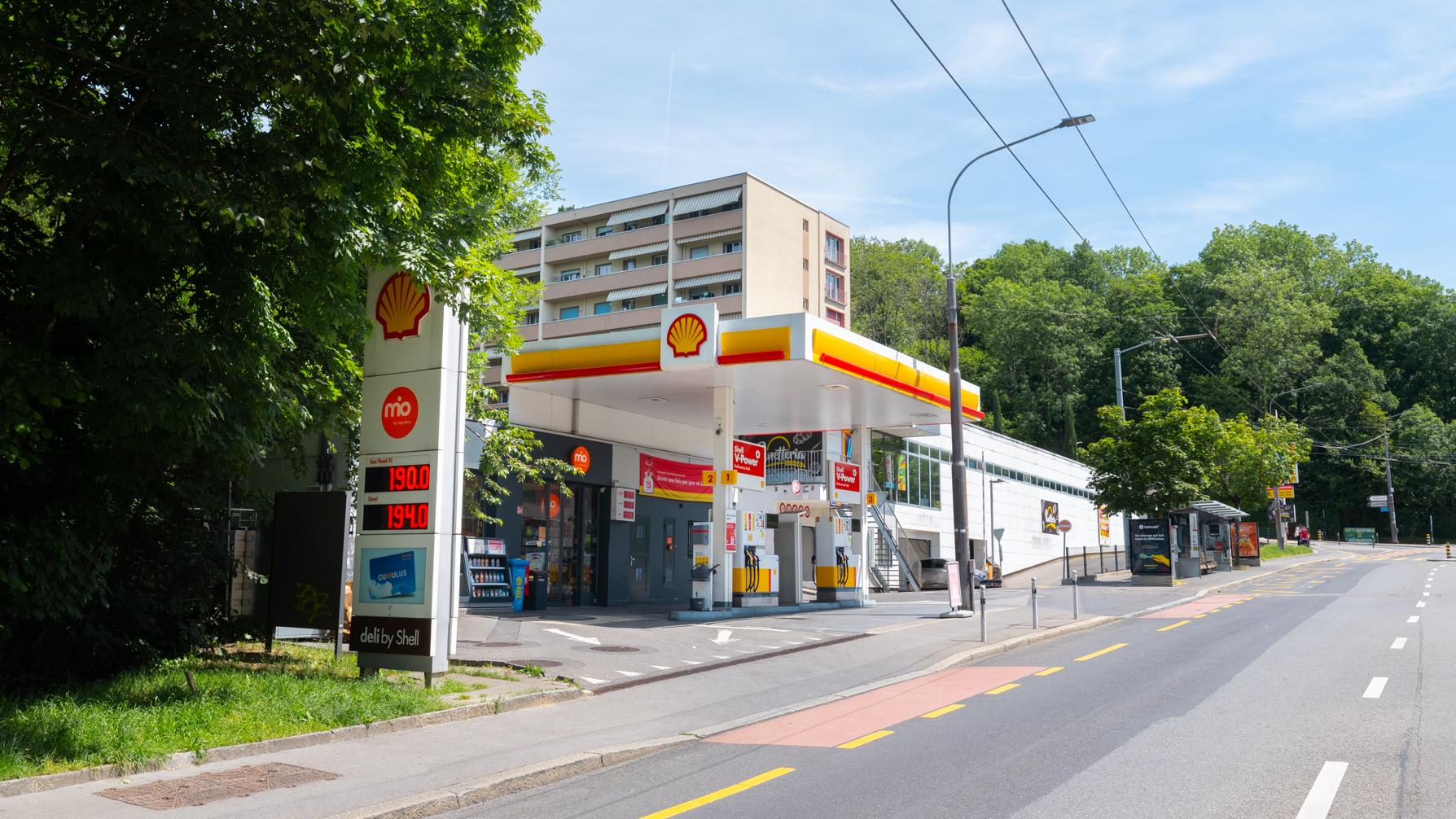 Shell, Route d'Oron in Lausanne