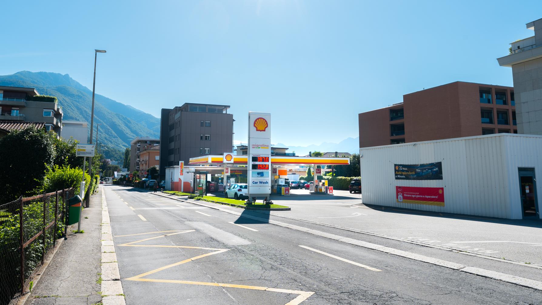 Shell, Via Rinaldo Simen in Minusio