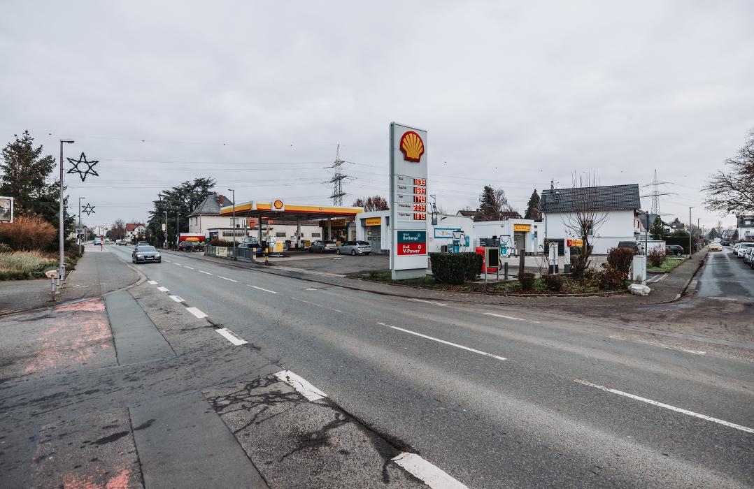 Shell, Mainstraße in Hattersheim am Main