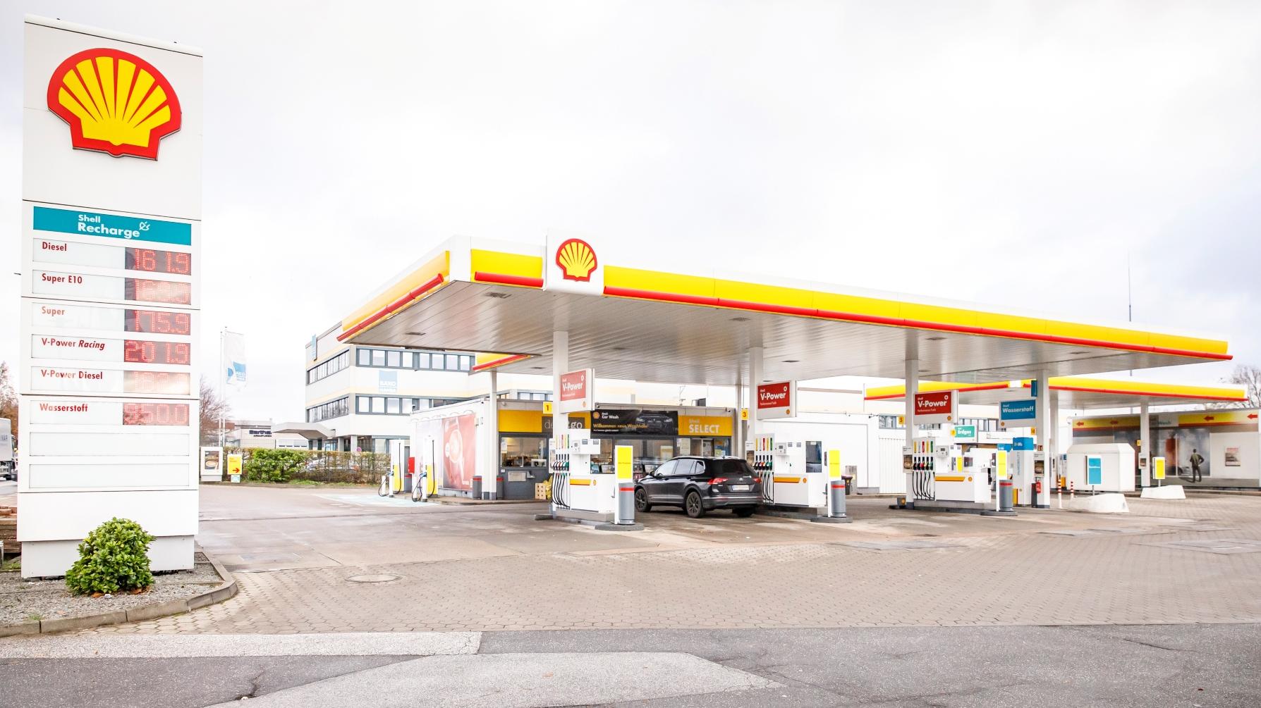 Shell, Schnackenburgallee in Hamburg