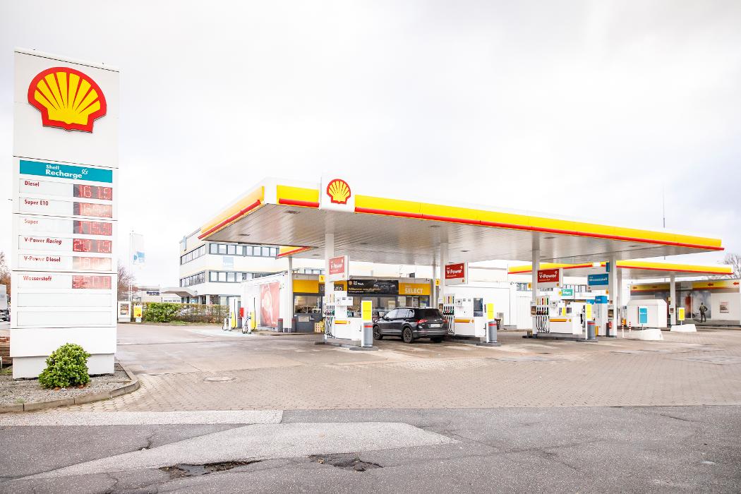 Shell, Schnackenburgallee in Hamburg