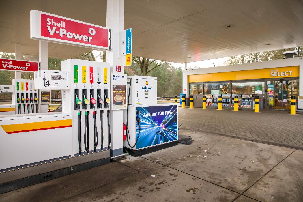 Shell, An der Bundesstraße in Burgdorf