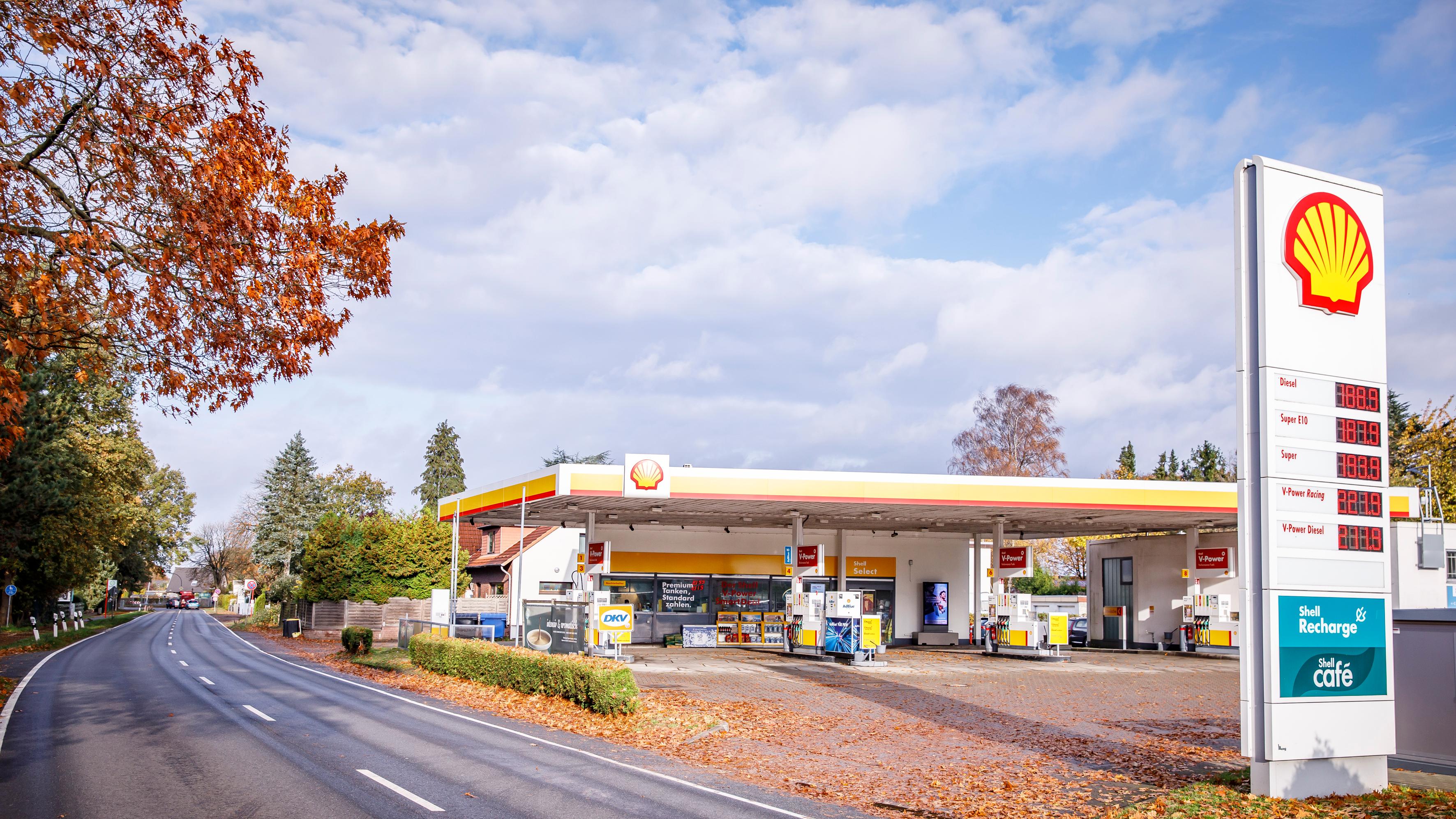 Shell, Friedrichsgaber Straße in Quickborn