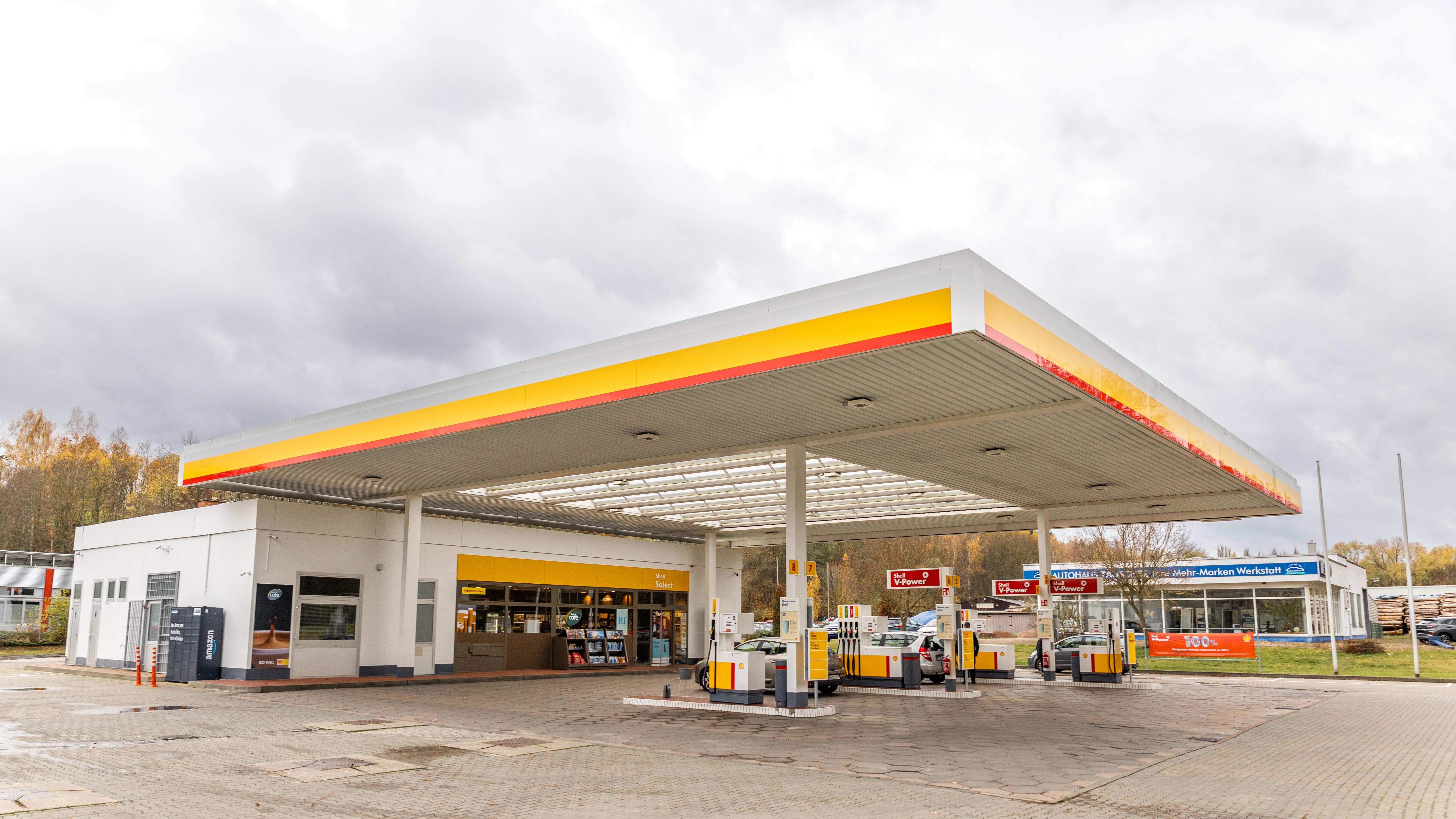Shell, Gewerbegebiet B in Königsee