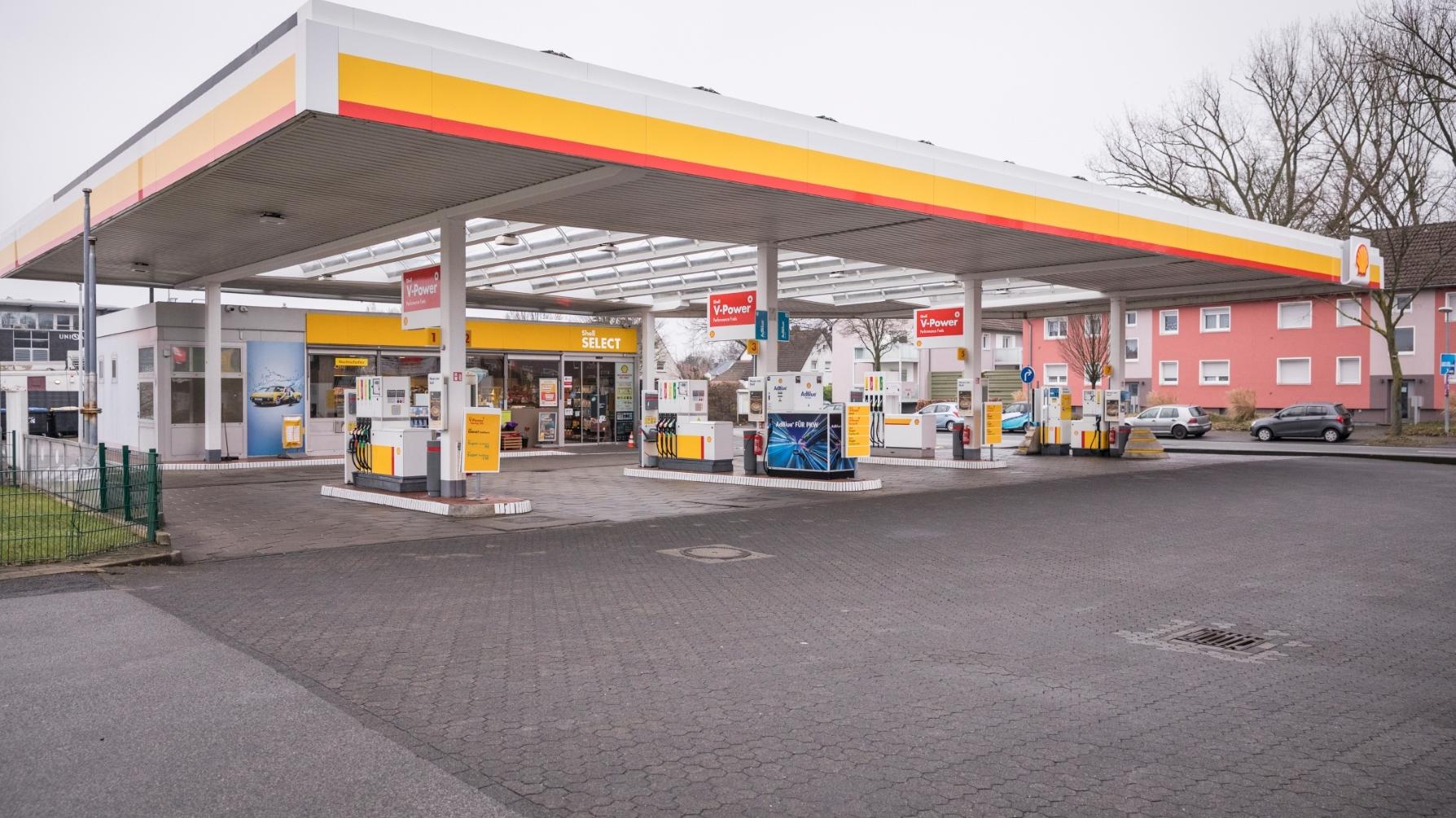 Shell, Feldstraße in Unna