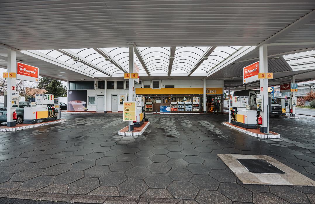 Shell, Industriestraße in Hösbach
