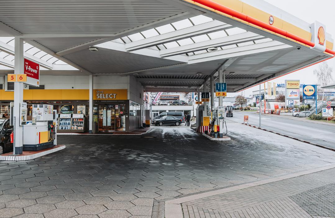 Shell, Industriestraße in Hösbach