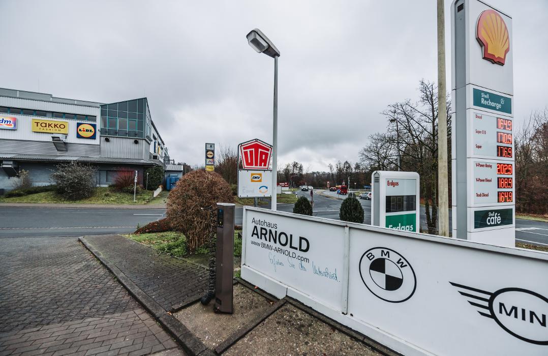 Shell, Industriestraße in Hösbach