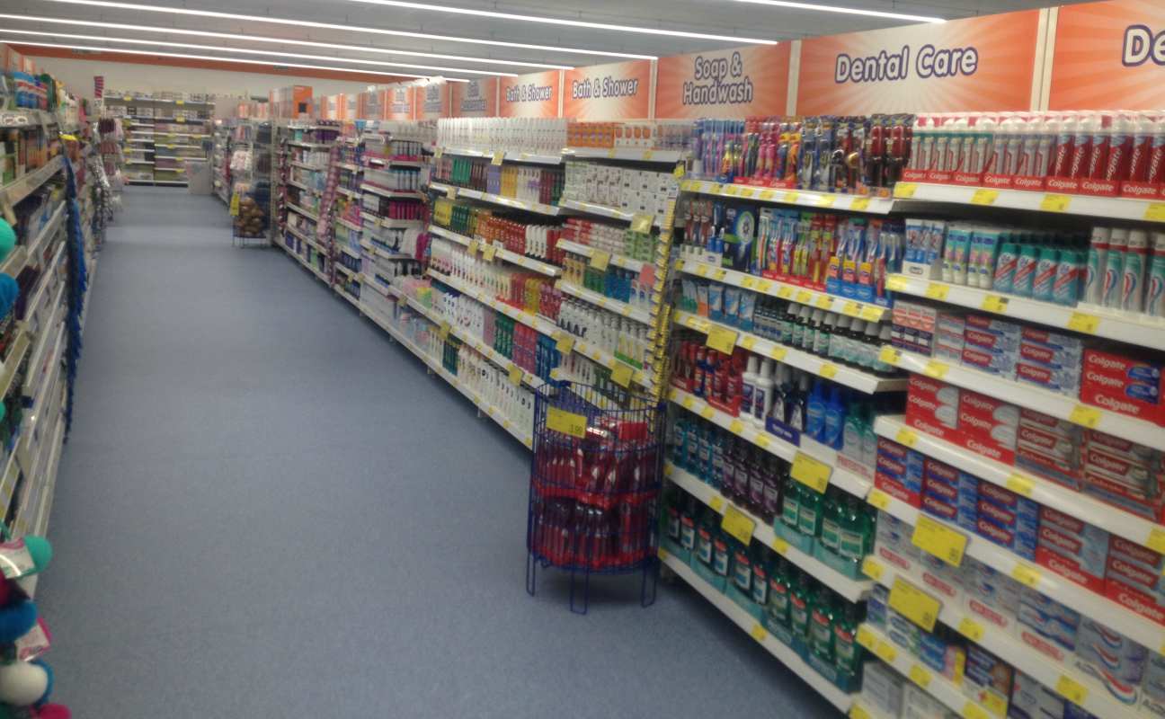 A first glimpse at the inside of the new B&M Tyldesley.