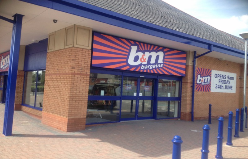 The new B&M Tyldesley on opening day