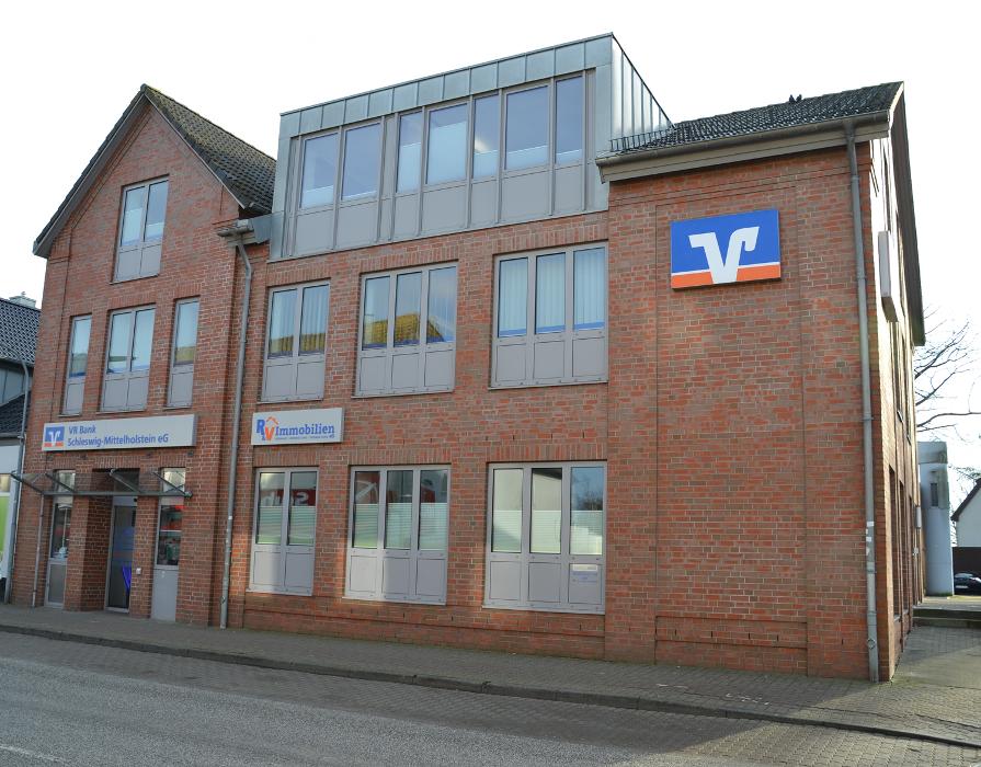Geldautomat Süderbrarup, VR Bank Schleswig-Holstein Mitte eG, Niederlassung VR Bank Schleswig-Mittelholstein, Große Straße in Süderbrarup