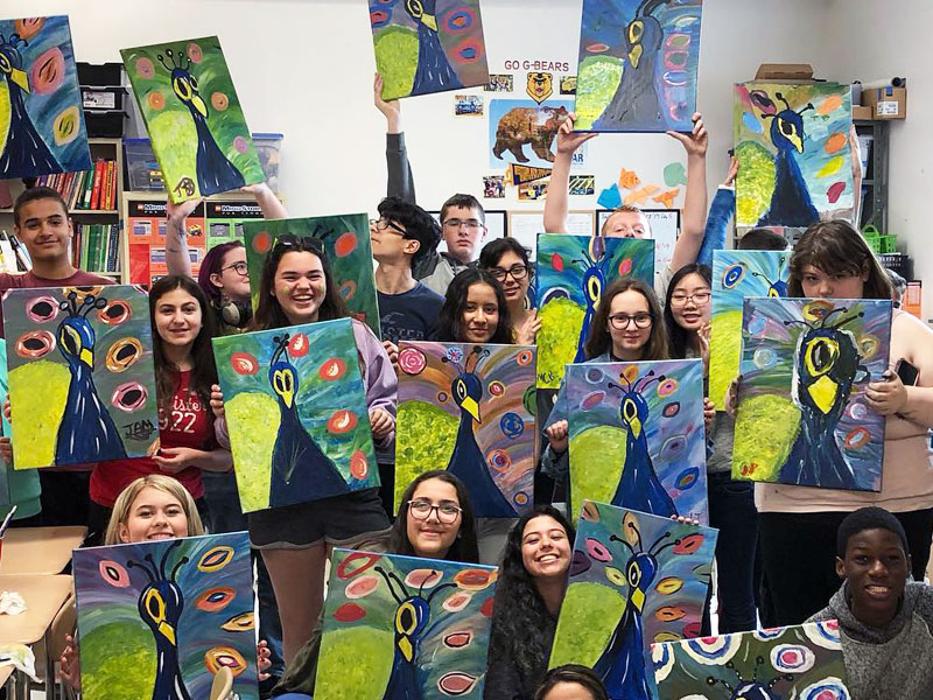 Canvas n Cup - #1 Corporate and private painting parties - Westborough, MA