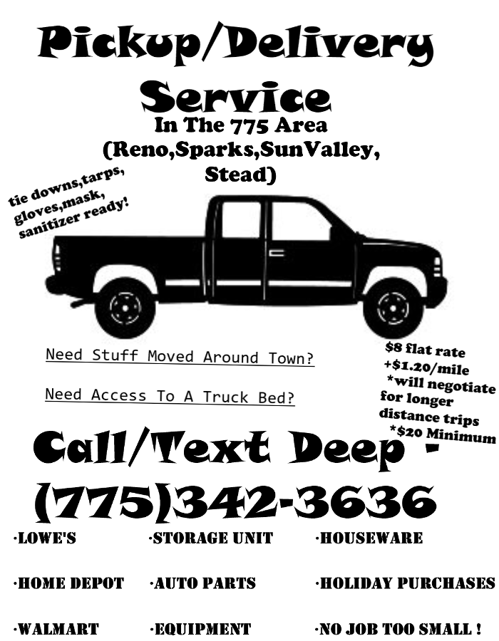 Deep's Pickup/Delivery Service - Sparks, NV