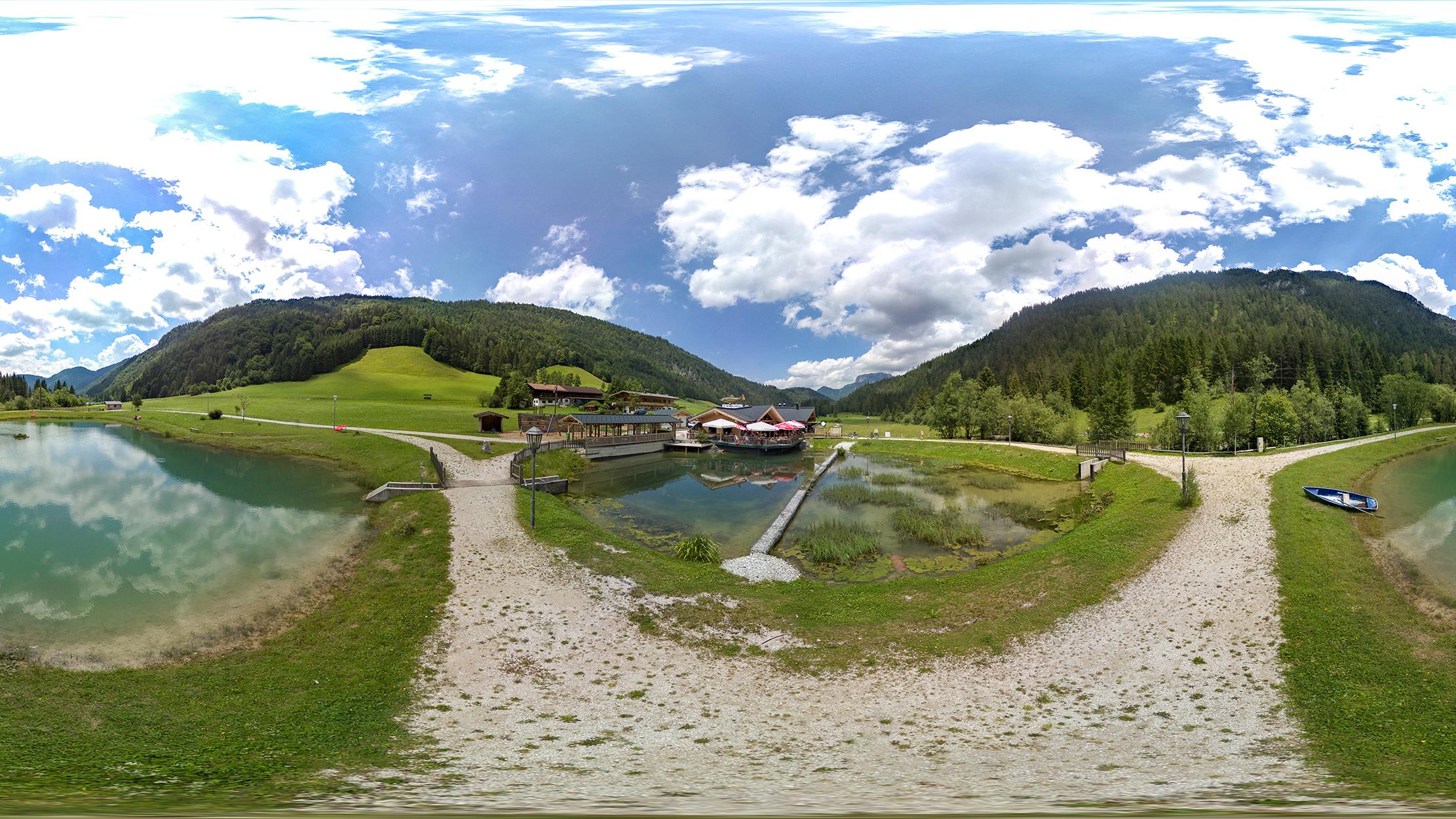 Forellenranch, Niedersee in St. Ulrich am Pillersee