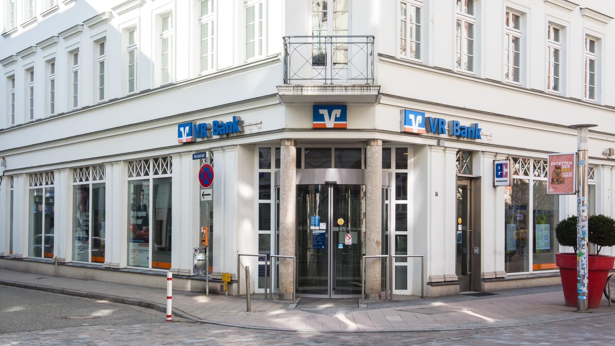 VR Bank Mecklenburg, Regionalzentrum Schwerin, Mecklenburgstraße in Schwerin