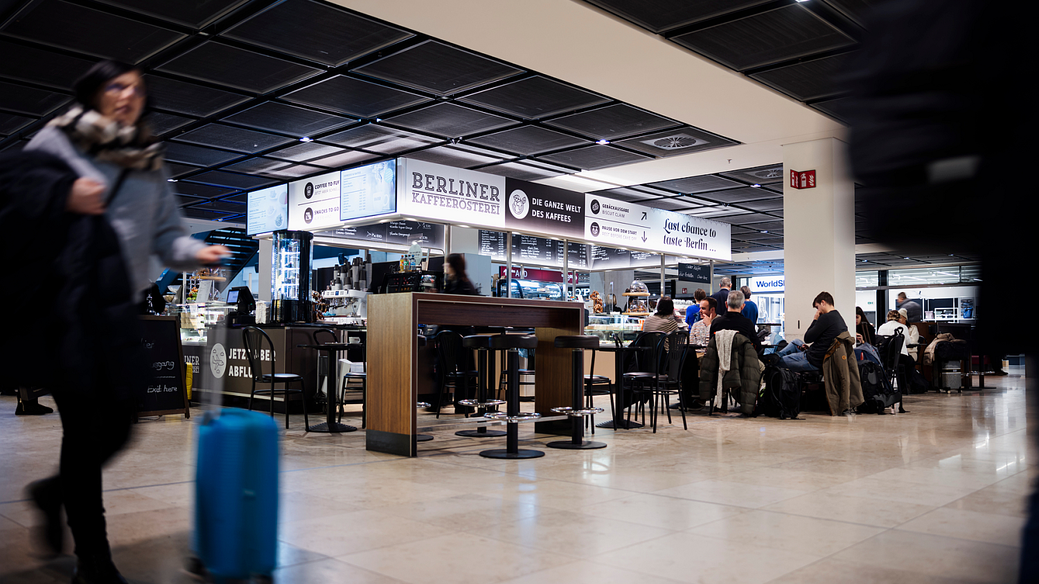 Berliner Kaffeerösterei Flughafen Berlin Brandenburg, Melli-Beese-Ring in Schönefeld