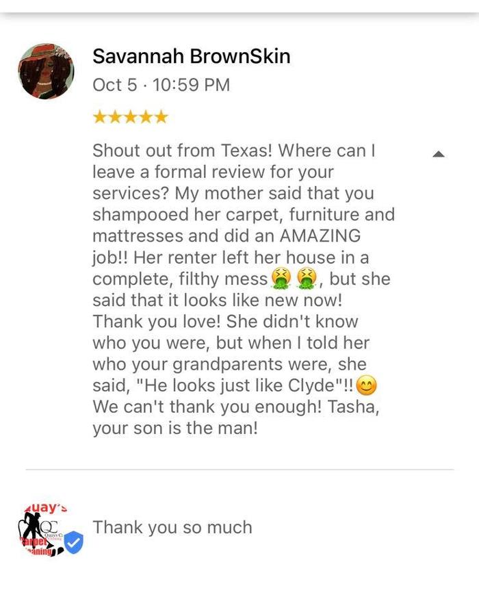 Quay's Carpet Cleaning Services - Augusta, GA