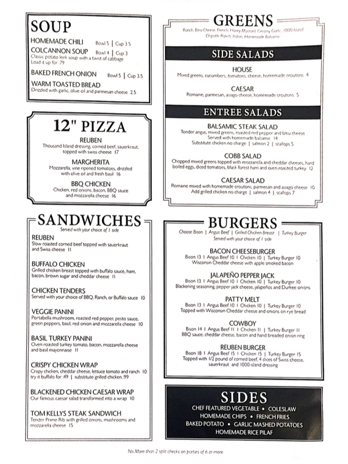 Tom Kelly's Chophouse & Pub - New Lenox, IL