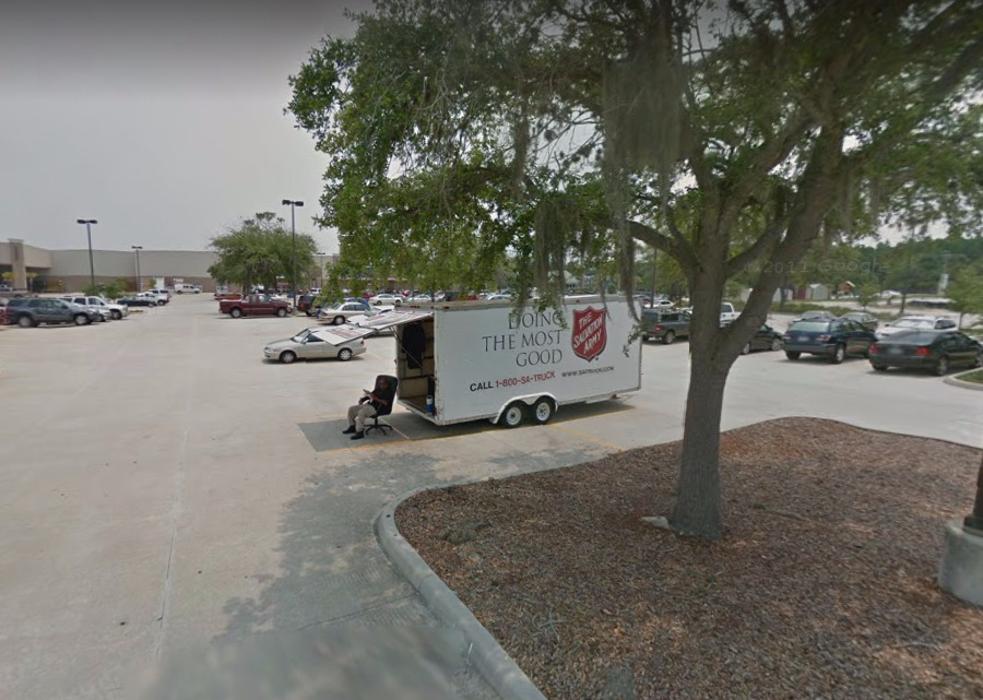 The Salvation Army Donation Drop Box - Lowes Logo