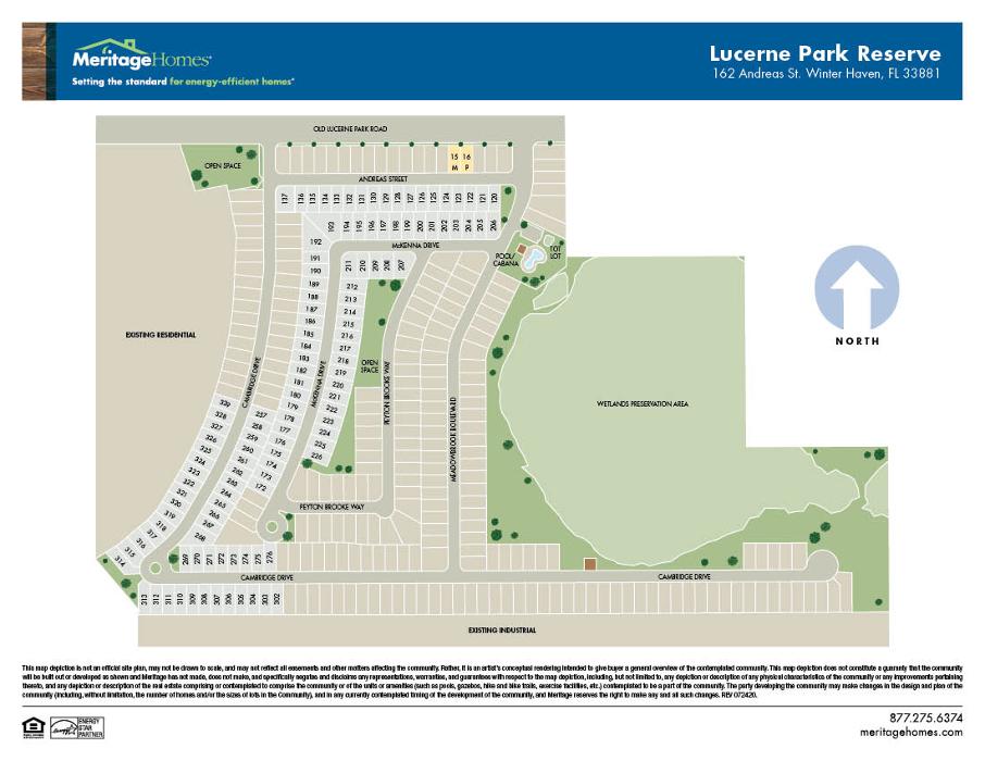 Lucerne Park Reserve by Meritage Homes - Winter Haven, FL