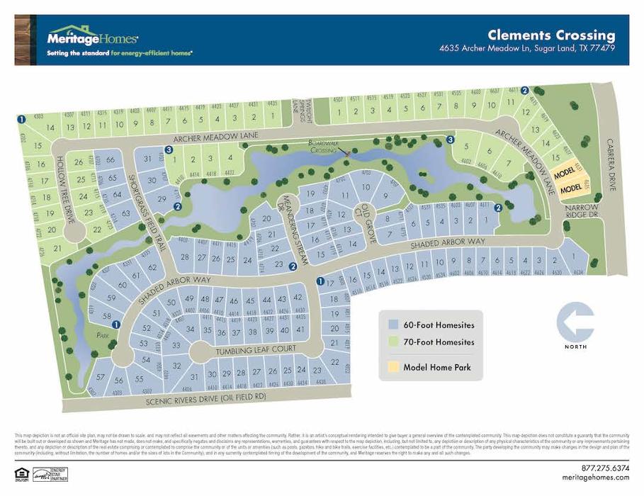CLOSED - Clements Crossing by Meritage Homes - Sugar Land, TX