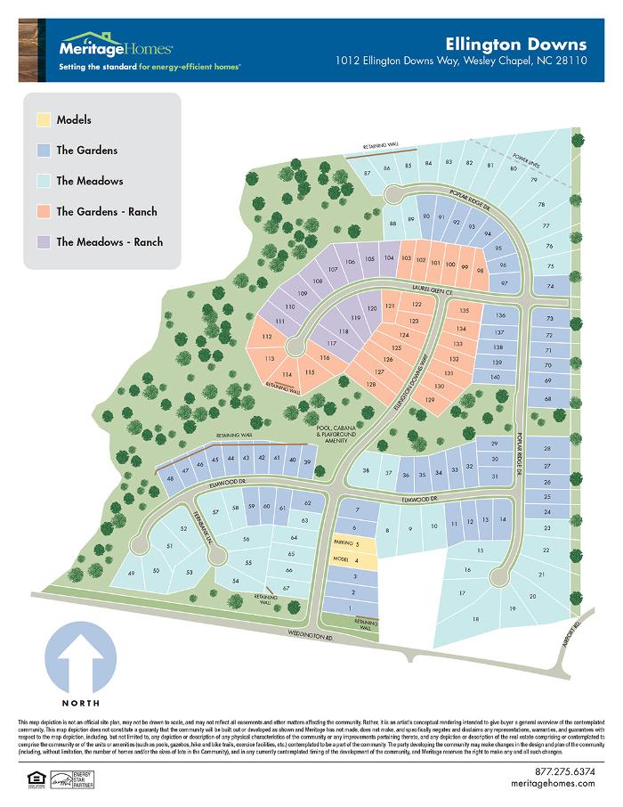 Ellington Downs by Meritage Homes - Monroe, NC