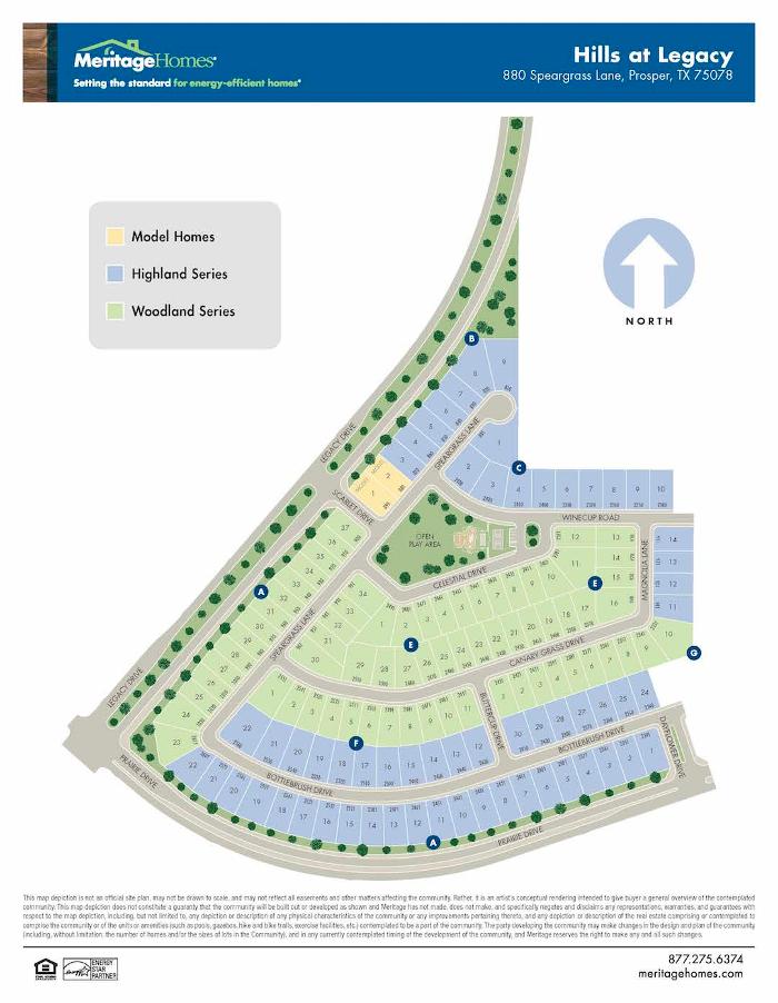 CLOSED - Hills at Legacy by Meritage Homes - Prosper, TX