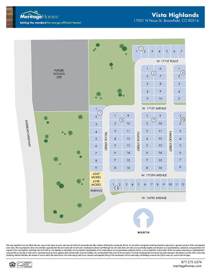 CLOSED - Vista Highlands by Meritage Homes - Broomfield, CO