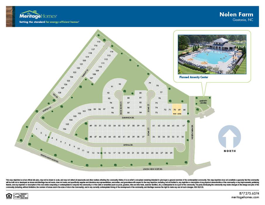 Nolen Farm by Meritage Homes - Gastonia, NC