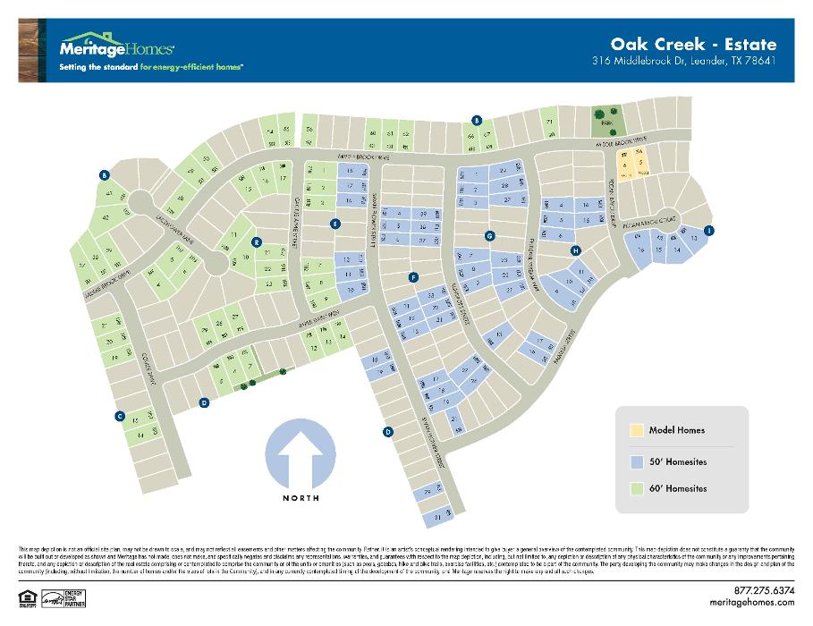 CLOSED - Oak Creek by Meritage Homes - Leander, TX
