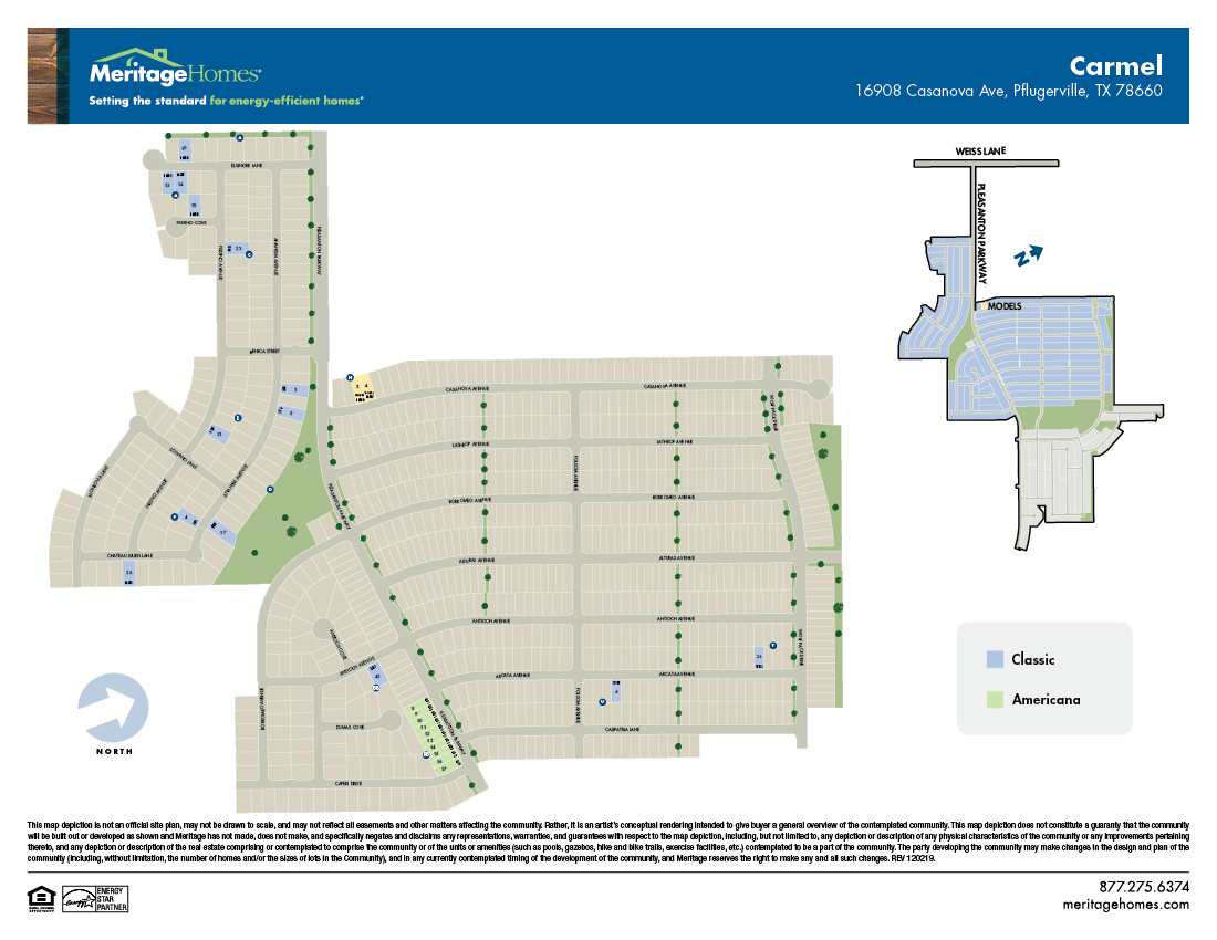 Carmel by Meritage Homes Logo