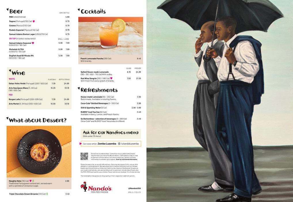 Whether you're dining in, grabbing takeout, or prefer delivery, Nando&rsquo;s is the best place to eat for spicy flame-grilled chicken, sandwiches, bowls, salads and more. 