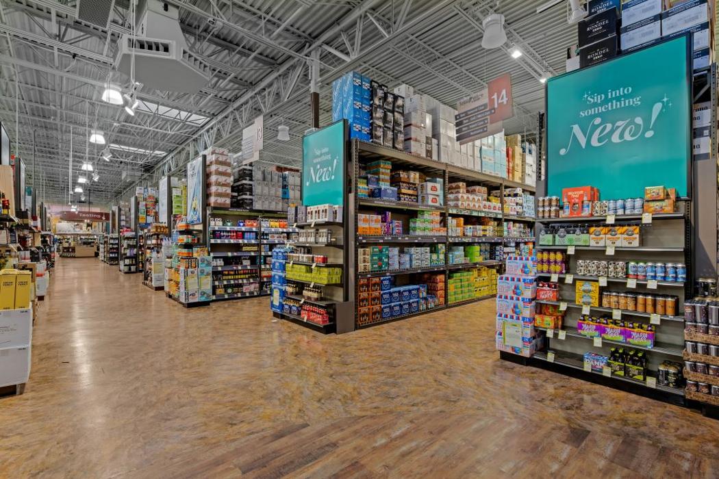 Aisles at Total Wine & More in Naples, Florida